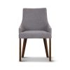 Tuberose Dining Chair PU Leather Solid Acacia Timber Wood Furniture