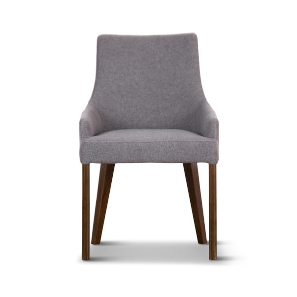 Tuberose Dining Chair PU Leather Solid Acacia Timber Wood Furniture