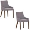 Tuberose Dining Chair PU Leather Solid Acacia Timber Wood Furniture