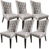 Florence  Fabric Dining Chair French Provincial Solid Timber Wood