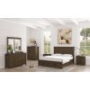 Arizona 5pc Suite Bedside Dresser Bedroom Furniture Package – Rustic Grey