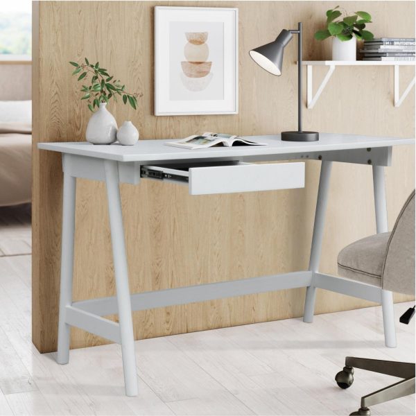 Mindil Office Desk Student Study Table Solid Wooden Timber Frame