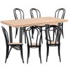 Petunia  Dining Table Arched Back Chair Elm Timber Wood