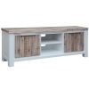 Walden ETU Entertainment TV Unit Door Solid Acacia Timber -White Brush