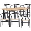 Aconite 9pc 210cm Dining Table Set 8 Chair Solid Messmate Timber Wood