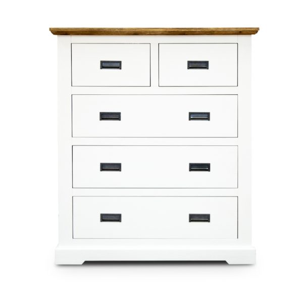 Tallboy Chest of Drawers Solid Wood Storage Cabinet – Multi Color