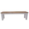 Dining Bench Solid Acacia Wood Home Dinner Furniture – Multi Color