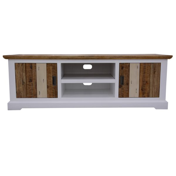 Davie ETU Entertainment TV Unit 2 Door Solid Acacia Timber – Multi Color