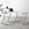 Corner Metal Pull Out Table Desk
