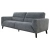 Droylsden Sofa Fabric Uplholstered Lounge Couch – Charcoal