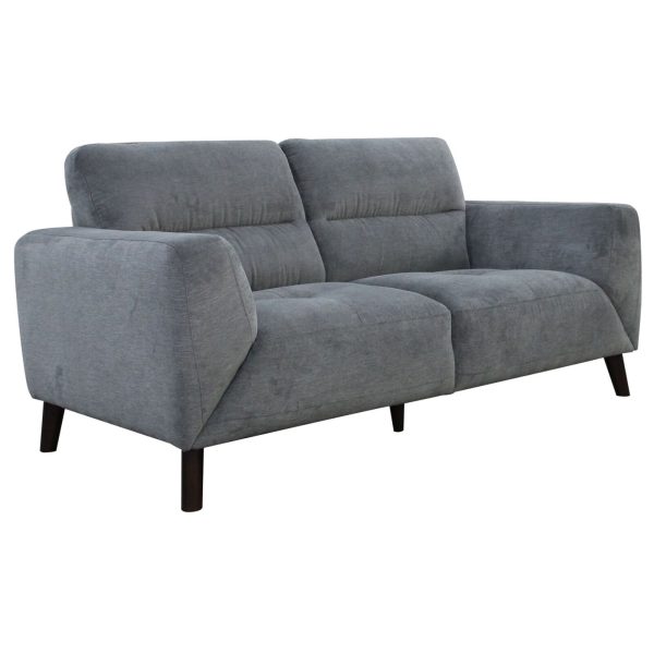 Droylsden Sofa Fabric Uplholstered Lounge Couch – Charcoal