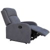 Maxcomfy Fabric Manual Recliner Lounge Arm Chair