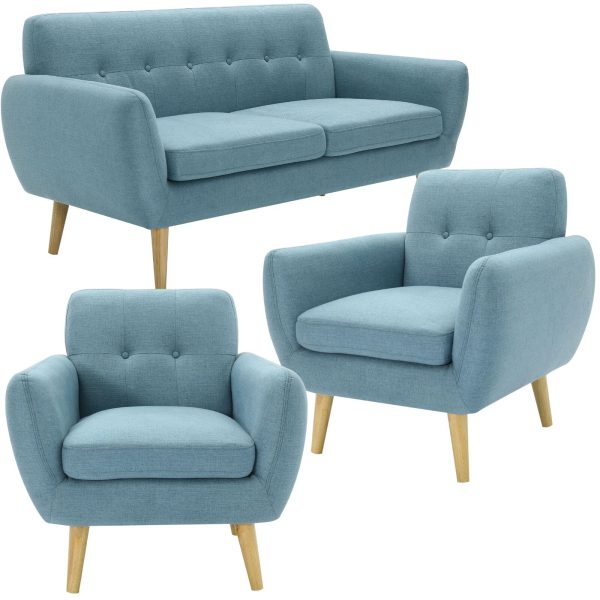 Blackhawk Fabric Upholstered Sofa Lounge Couch