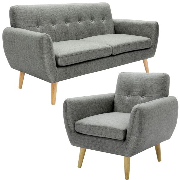 Blackhawk Fabric Upholstered Sofa Lounge Couch
