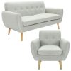 Blackhawk Fabric Upholstered Sofa Lounge Couch