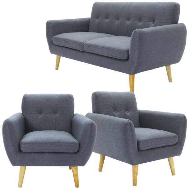 Blackhawk Fabric Upholstered Sofa Lounge Couch