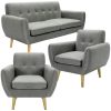 Blackhawk Fabric Upholstered Sofa Lounge Couch