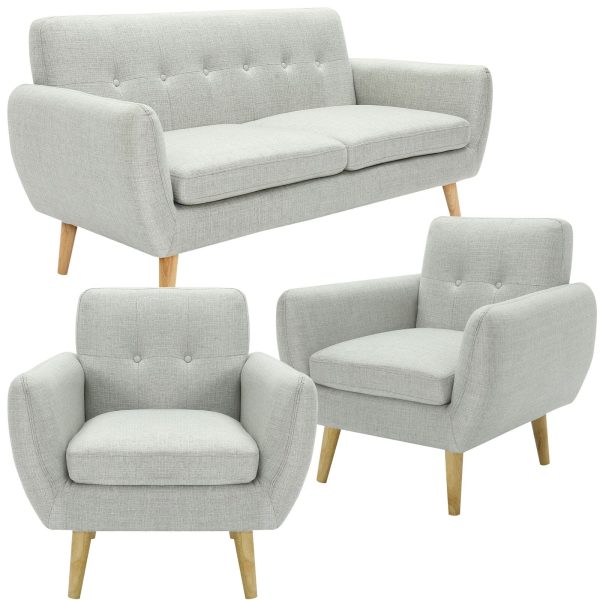 Blackhawk Fabric Upholstered Sofa Lounge Couch