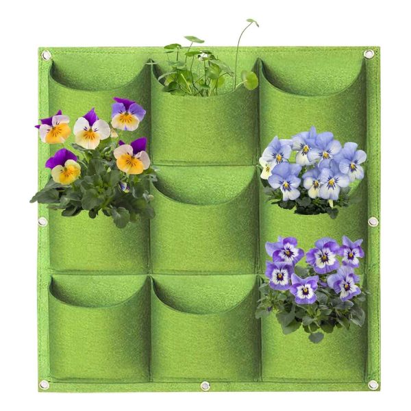 Wall Hanging Planter Planting Grow Bag Vertical Garden Vegetable Flower