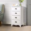 Dearne Vintage Bedside Table Chest Storage Cabinet Nightstand