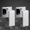 Bathroom Taps Faucet Rain Shower Head Set Hot And Cold Diverter DIY