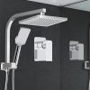 Bathroom Taps Faucet Rain Shower Head Set Hot And Cold Diverter DIY