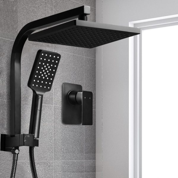 Bathroom Taps Faucet Rain Shower Head Set Hot And Cold Diverter DIY