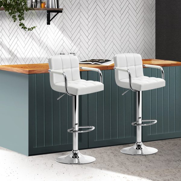 Bar Stools Gas lift Swivel Armrests