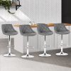 Bar Stools PU Leather Diamond Style