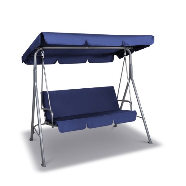 Outdoor Swing Chair Hammock 3 Seater Garden Canopy Bench Seat Backyard