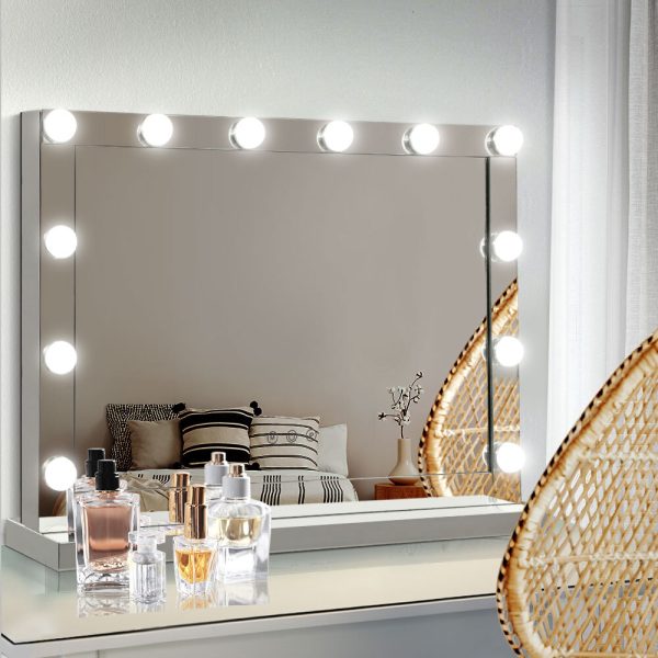 Hollywood Makeup Mirror With Light LED Bulbs Vanity Lighted Stand
