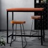 Vintage Industrial High Bar Table for Stool Kitchen Cafe Desk