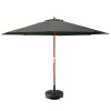 Outdoor Umbrella 3M Pole Cantilever Stand Garden Umbrellas Patio