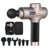 Massage Gun 6 Heads Massager Electric LCD Vibration Relief Percussion