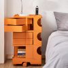 Horley Bedside Table Side Tables Nightstand Organizer Replica Boby Trolley 5Tier