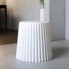 Set of 2 Cupcake Stool Plastic Stacking Bar Stools Dining Chairs Kitchen