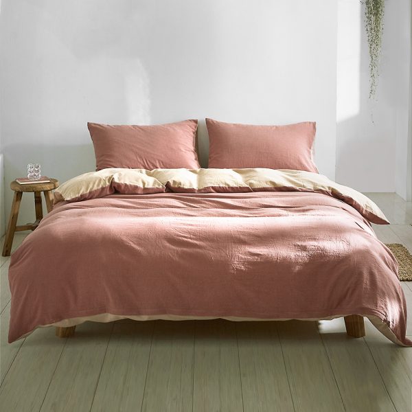 Cosy Club Washed Cotton Quilt Set