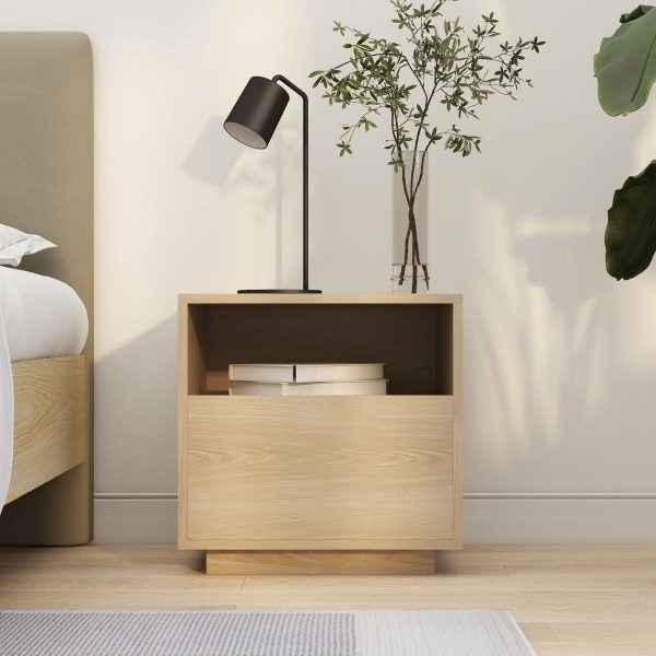 Morriston Japandi Style Bedside Table