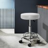 Round Salon Stool PU Swivel Barber Hair Dress Chair Hydraulic Lift