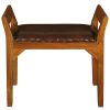 Leather Single Seater Stool