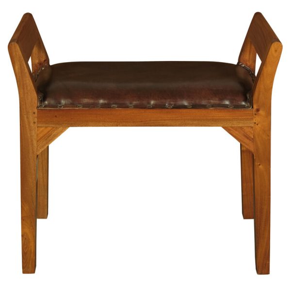 Leather Single Seater Stool