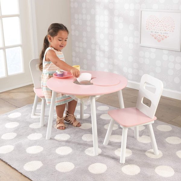 Round Table and 2 Chair Set for children