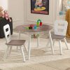 Round Table and 2 Chair Set for children