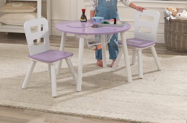 Round Table and 2 Chair Set for children