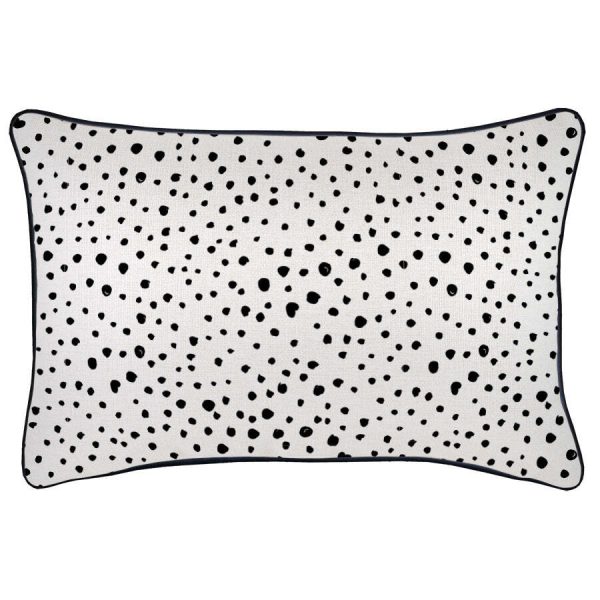 Cushion Cover-With Black Piping-Lunar