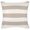 Cushion Cover-With Piping-Deck Stripe Beige