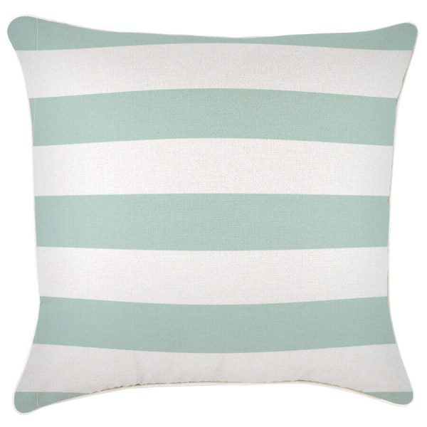 Cushion Cover-With Piping-Deck-Stripe-Mint