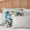 Cushion Cover-With Piping-Palm Trees Natural