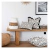 Cushion Cover-Coastal Fringe Black-Milan Black