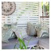 Cushion Cover-Coastal Fringe-Milan Green